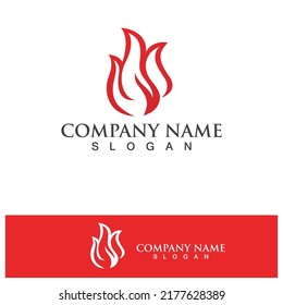 Fire Logo Template  Flame Clipart  Symbol  Icon Vector 