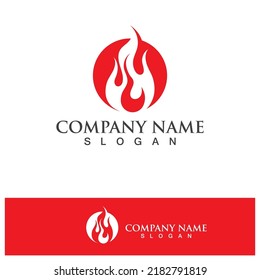 Fire Logo Template  Flame Clipart  Symbol  Icon Vector 