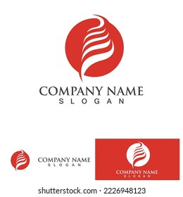 Fire Logo Template  Flame Clipart  Symbol  Icon Vector 