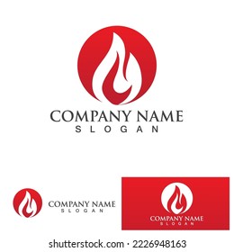 Fire Logo Template  Flame Clipart  Symbol  Icon Vector 