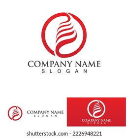 Fire Logo Template  Flame Clipart  Symbol  Icon Vector 