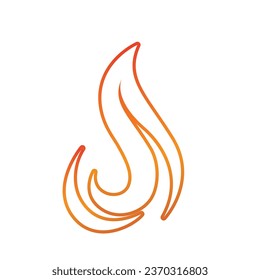 Fire Logo Template  Flame Clipart  Symbol  Icon Vector 