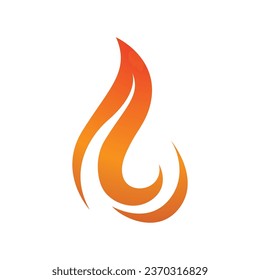 Fire Logo Template  Flame Clipart  Symbol  Icon Vector 