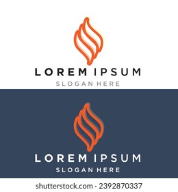 Fire Logo Template  Flame Clipart  Symbol  Icon Vector 