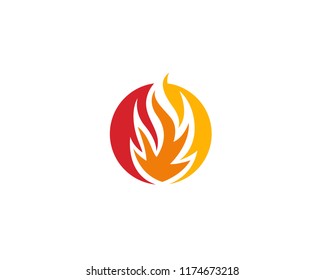 Fire Logo Template vector