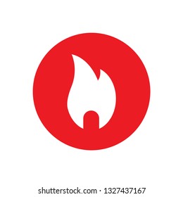 Fire logo template vector icon design