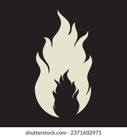 Fire Logo Template vector icon Oil, gas and energy logo concept