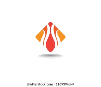 Fire logo vector