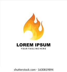 FIRE LOGO. VECTOR LOGO FOR COMPANY