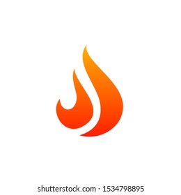 Fire logo Vector. Flame Logo Design Template. Icon Symbol