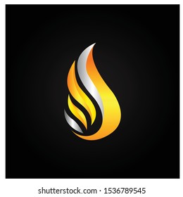 Fire logo Vector. Flame Logo Design Template. Icon Symbol