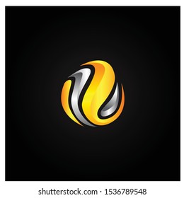 Fire logo Vector. Flame Logo Design Template. Icon Symbol