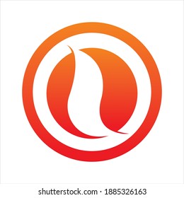 Plantilla de diseño de la ilustración del icono del vector del logotipo del fuego - Vector
