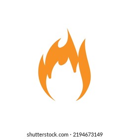 fire logo vector icon illustration