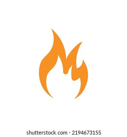 fire logo vector icon illustration