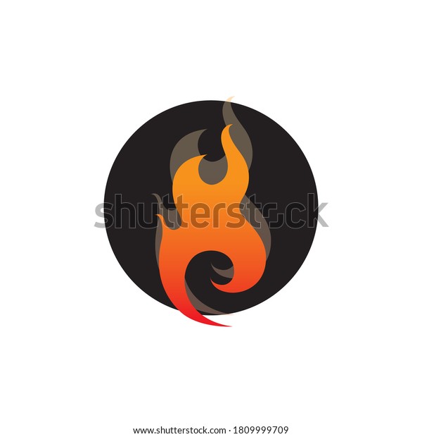 Fire logo vector\
illustration design\
template