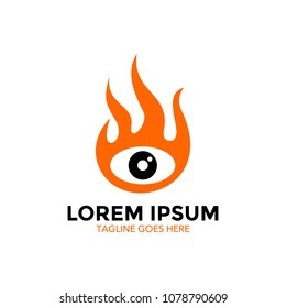 fire logo. vector illustration. icon