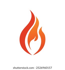 Fire Logo vector illustration. This is a Editable vector file.