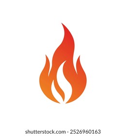 Ilustración vectorial de Logotipo de Fuego. Este es un archivo de Vector editable.