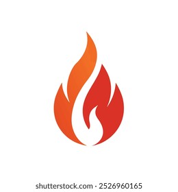 Fire Logo vector illustration. This is a Editable vector file.