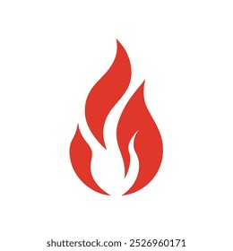 Fire Logo vector illustration. This is a Editable vector file.