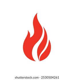 Ilustración vectorial de Logotipo de Fuego. Este es un archivo de Vector editable.