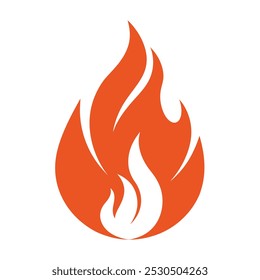 Ilustração do vetor Fire Logo. Este é um arquivo vetorial editável.