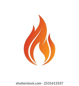 Fire Logo vector illustration. This is a Editable vector file.