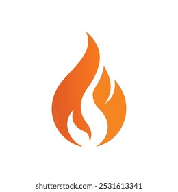 Fire Logo vector illustration. This is a Editable vector file.