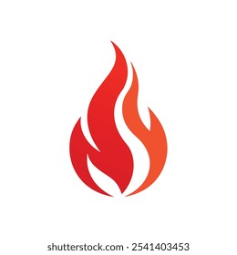 Ilustração do vetor Fire Logo. Este é um arquivo vetorial editável.
