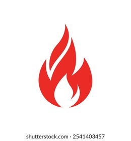 Fire Logo vector illustration. This is a Editable vector file.