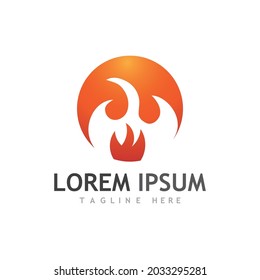 fire logo vector and images