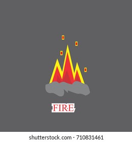 Fire Logo Vector Template Design