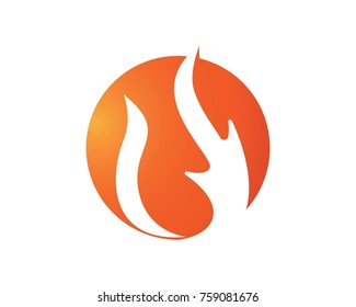 Fire logos symbols  vector