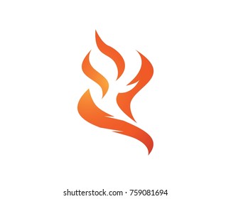 Fire logos symbols  vector
