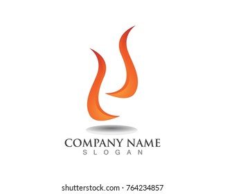 Fire logos Template icon