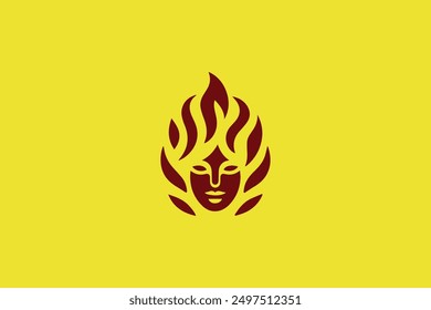 Fire man logo for sale