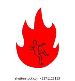 Ropa de parches de Fire Man V56, diseño urbano Colores rojos y negros Uso comercial de parches