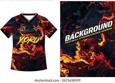 fire marble flame volcano sublimation jersey design background vector abstract sport grunge pattern