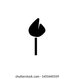 Fire matches icon. Camping tool sign