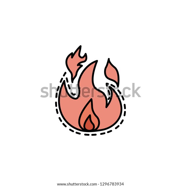 fire, miscellaneous,\
burning icon. Element of history color icon for mobile concept and\
web apps. Color fire, miscellaneous, burning icon can be used for\
web and mobile