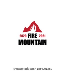 Fire Mountain Logo Symbols Vintages Templates