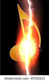 fire and music