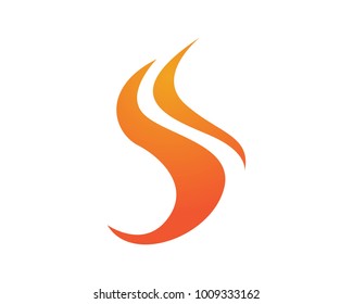 Fire nature logos and symbols template icons