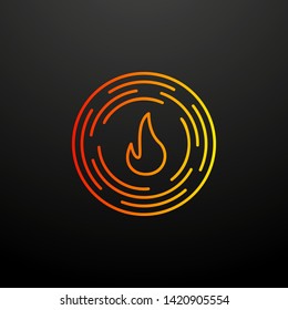 of fire nolan icon. Elements of automation set. Simple icon for websites, web design, mobile app, info graphics