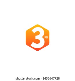 Fire Number Logo Inspirations Template