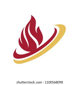 Fire, Oil and Gas Logo Vector
