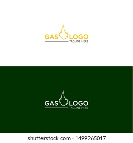 Fire Outline Logo Design Concept