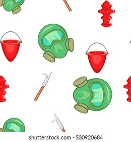 Fire pattern. Cartoon illustration of fire vector pattern for web
