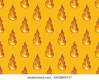 fire pattern flame flat backdrop seamless evil ornament explosion template frame draw doodle glow